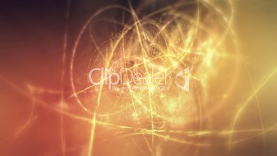 Abstract glowing looped 3d animation
