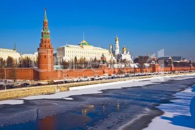 Moscow Kremlin in winter