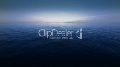 Ocean background - looped 3d animation 03