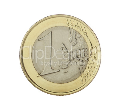 one euro coin