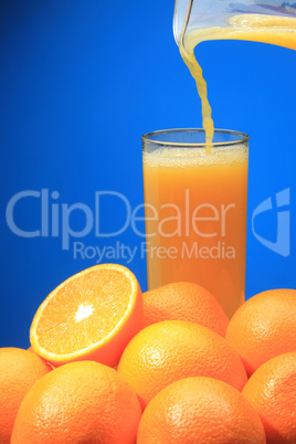 Orange Juice Pouring