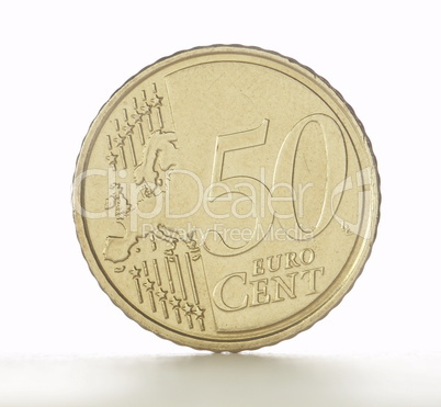 fifty cents euro coin