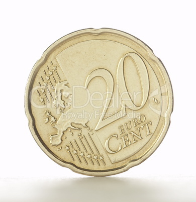 twenty cent euro coin