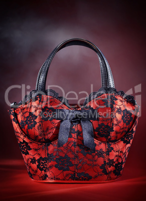 Red Bra Handbag