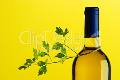 white Wine bottle