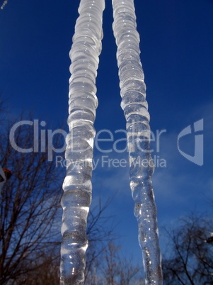 Unusual icicles