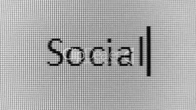 Typing Social and Media words