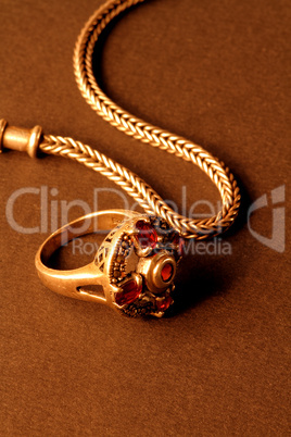 beautiful antique gold jewelry