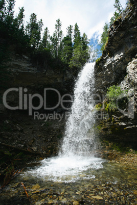 Alpine waterfalls