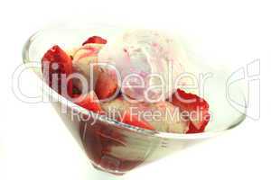 Erdbeer-Eisbecher