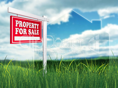 Real Estate Sign Property For Sale