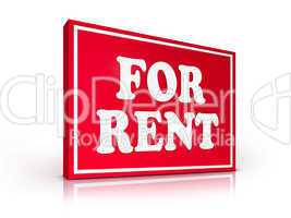 Real Estate Sign - For Rent