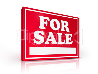 Real Estate Sign For sale