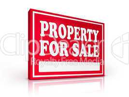 Real Estate Sign Property For sale
