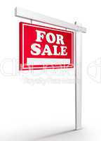 Real Estate Sign For sale