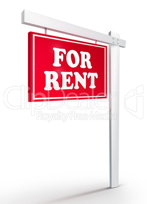 Real Estate Sign - For Rent