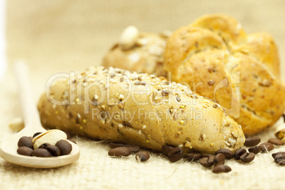 bread and coffee