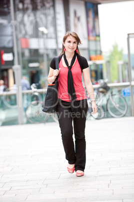 woman walking