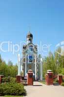 The modern orthodox church dedicated for Soviet soldiers wich we