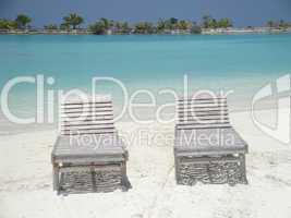 Strandliegen - Paradise Island Resort - Malediven