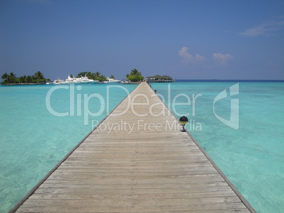 Anlegestelle - Paradise Island Resort - Malediven