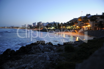 Cala Millor, abends