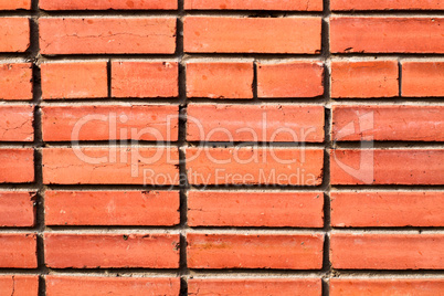 Wall from a brick