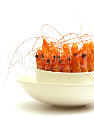 shrimps in a bowl