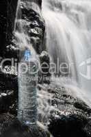 Mineral water in waterfalls