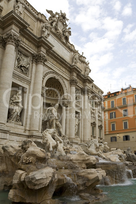 Trevi fountain in Rome