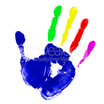 Multicolor hand