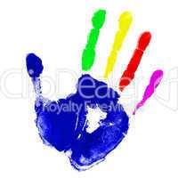 Multicolor hand