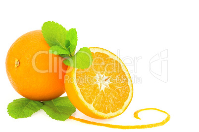 Oranges and mint