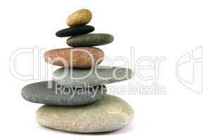 Seven pebbles pyramid