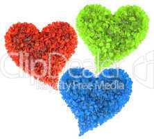 RGB hearts
