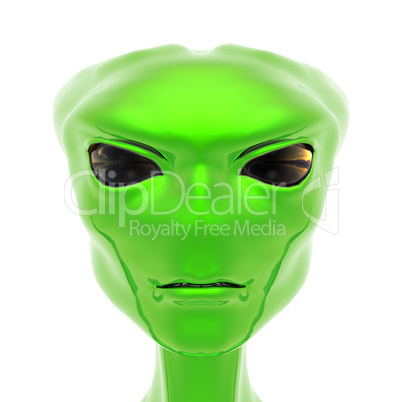 alien portrait from Roswell