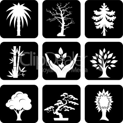 trees icons