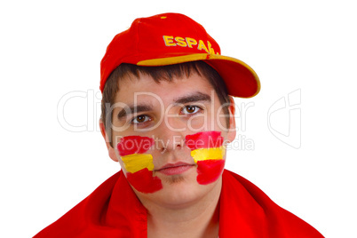 Spanischer Fussballfan