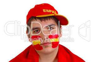 Spanischer Fussballfan
