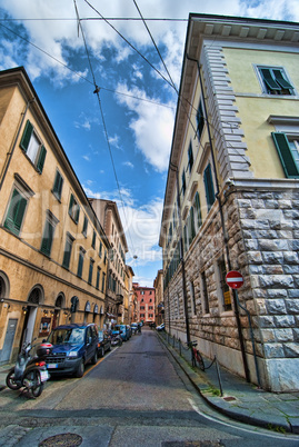 Typical Ancient Building in Pisa