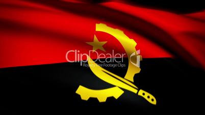Waving Flag Angola Punchy