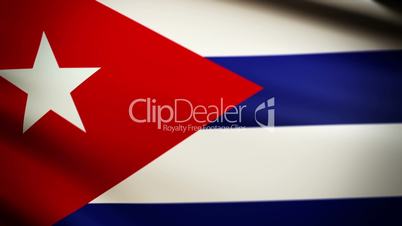 Waving Flag Cuba Punchy