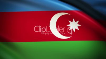 Waving Flag Azerbaijan Punchy