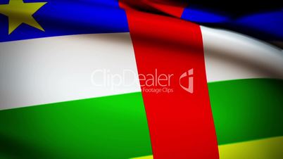 Waving Flag African Republic Punchy