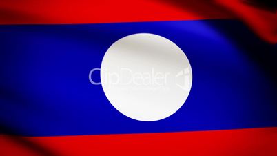 Waving Flag Laos Punchy
