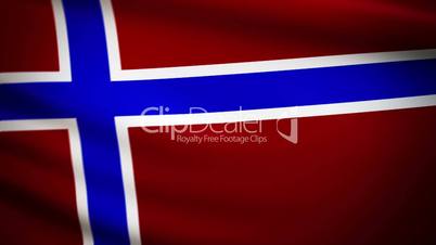 Waving Flag Norway Punchy