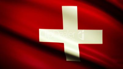 Waving Flag Swiss Punchy