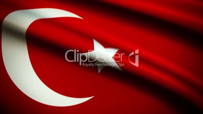 Waving Flag Turkey Punchy