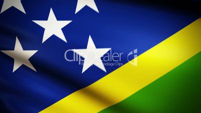 Waving Flag Solomon Island Punchy