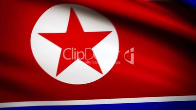 Waving Flag North Korea Punchy